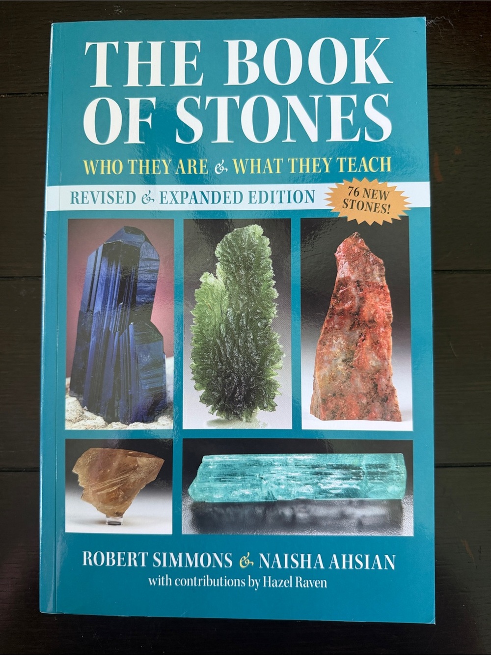 The Book of Stones by Robert Simmons & Naisha Ahsian - Teal Cover